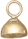 18KY SHINY CAP W/LG RING 12mm
