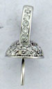 14KW DIA PEARL CAP PENDANT
