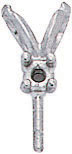 PLAT CAST RABBIT EAR FOR PEARL & .10
