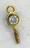 14KY DIAMOND PEARL CAP .04TW
