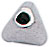 14KW TRIANGLE PEARL CAP W/ BAR