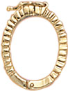 14KY FANCY PEARL SHORTENER 13 x 9.63mm