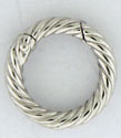S.S. TWISTED WIRE SPRING CLASP 13.5mm