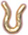 18KY OMEGA HOOP CATCH 2.5mm