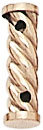 14KY SPACER TWISTED TUBE 2 STR 6mm