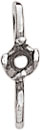 14KW CAST PEARL SPACER 6mm 2 STR 1/.05 DIA