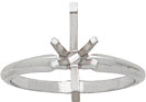 PLAT 6PR MAR SHAPE SOLITAIRES .50