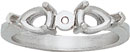 PLAT CAST SHANK FOR 2 PS 6x4mm