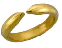18KY 1/2RD COMFORT FIT 4mm SHANK/NOTCHED (D)