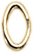 G.F. OVAL SPLIT RING 5.8x3.6mm
