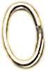 G.F. OVAL SPLIT RING 8.25 X 5.15 MM