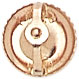 14KW SCREW BACK 6mm FOR THIN POST (TP36) LW