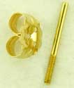 14KY PUSH ON SCREW OFF POST & BACK LW