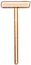 14KW THREADED T-BAR POST W/SMALL BACK