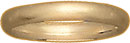 18KY 1/2RD WB COMFORT FIT 3mm SZ 10