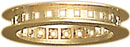 PLAT AZRD CHNLD&DRLD 28//2mm SQ SZ 4