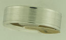 14KW 4mm SZ10 WED BAND SATIN W/SHINY BORDER