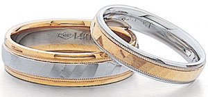14K TT FANCY WB 6mm SZ 10
