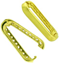 14KW HINGED PEARL SPACER 2.3x18.5mm