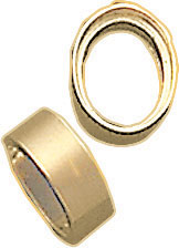 PLAT CAST OVAL BEZEL W/BEARING 6x4mm