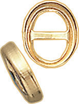14KY OVAL BEZEL W/T BAR 5x7mm