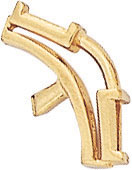 PLAT RING TOP FOR 2 BAG 3x2.25x1.5mm