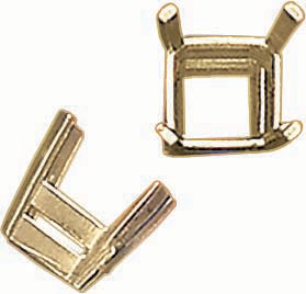 PLAT 4PR SQ WIRE FLAT PRONGS 2.75mm