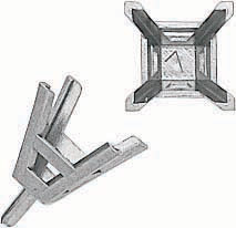 PLAT 4 V PR PRINC CUT WIRE W/PEG 2.5mm