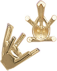 14KW 5PR PEAR SHAPE TAP SET 4.5x2.5mm