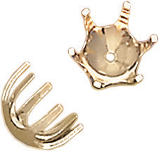 14KW 6PR PEARL CUP SETTING 7.5mm