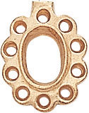 14KW OVAL CTR 7x5 10/.02 BEZELS