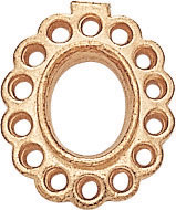 18KY OVAL CTR 8x6 14/.03 BEZELS