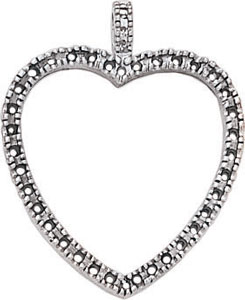 14KW CAST OPEN HEART 40/.01 1
