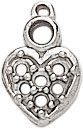 14KW SMALL HEART CLUSTER 7 STONES