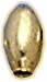 G.F. SHINY OVAL BEAD 6.5x4.5mm