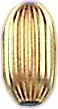 14KY CORR. OVAL BEAD 9.25x5mm