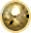 G.F. TWO HOLE SHINY BEAD 3mm