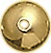 G.F. KNIFE EDGE SHINY ROUNDEL 7x3.5mm