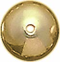 G.F. KNIFE EDGE SHINY ROUNDEL 12x6.5mm