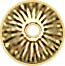 G.F. CORR KNIFE EDGE ROUNDEL 6x3.5mm