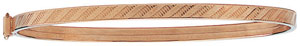 14KY TEEN BANGLE W/DESIGN