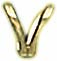 S.S. LW MEDIUM RABBIT EAR BAIL 4.5mm