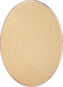 S.S. OVAL DISC 25x19mm .027