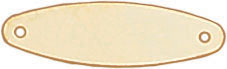 14KW SM OVAL ID TAG