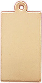 G.F. RECT DISC 19x11mm