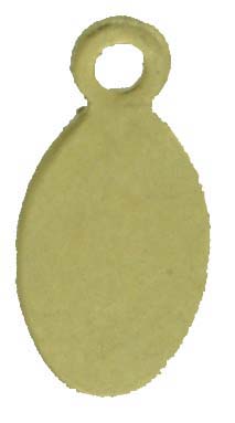 14KW OVAL TAG 11x5.3mm .020