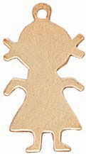 14KY SHINY GIRL FULL FIGURE 15mm .015