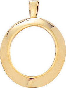 18KY CAST SHINY COIN FRAME FOR 17mm COIN