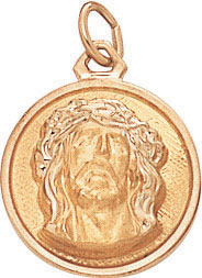 14KY CHR HEAD ON MEDALLION 5/8