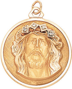 14KY RD. CHR. HEAD ON DISC W/4 DIA 1